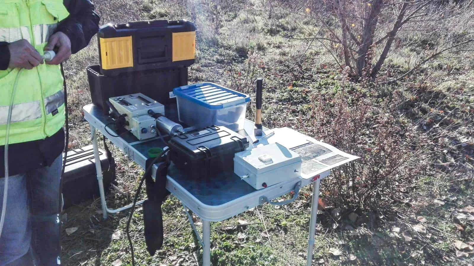 Campionamento soil radon nel territorio