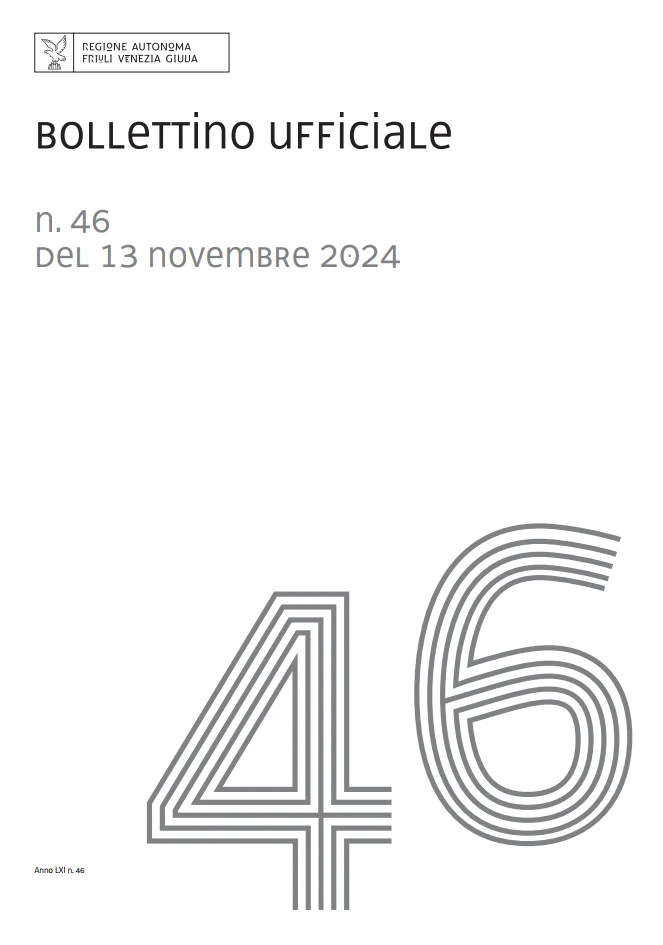 Copertina BUR FVG n.46