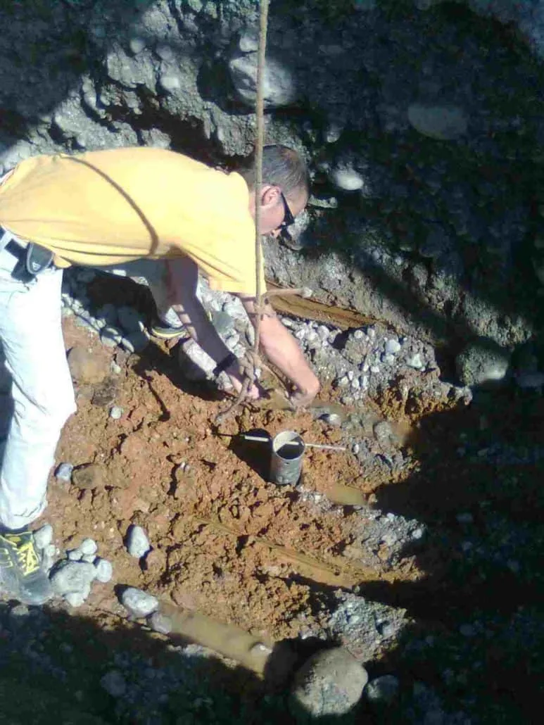 Campionamento activities and geotechnical investigation