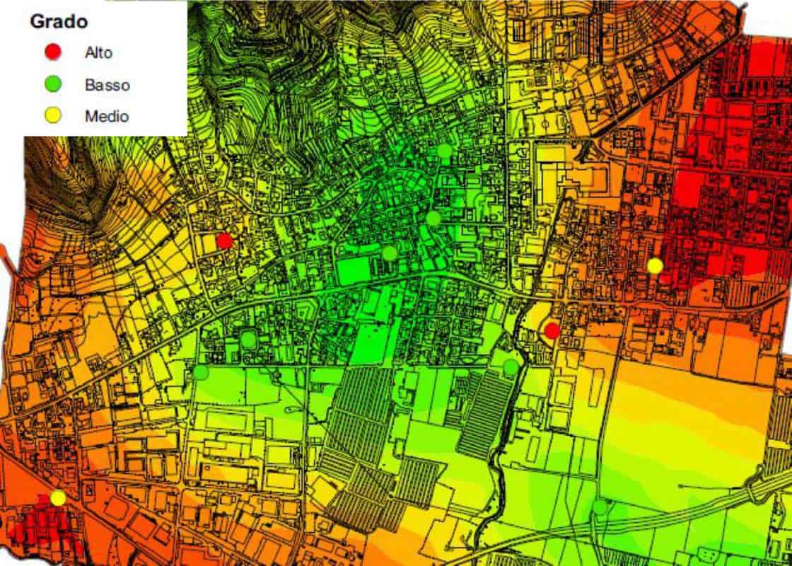 Mappatura del rischio radon nel Comune di San Paolo d'Argon