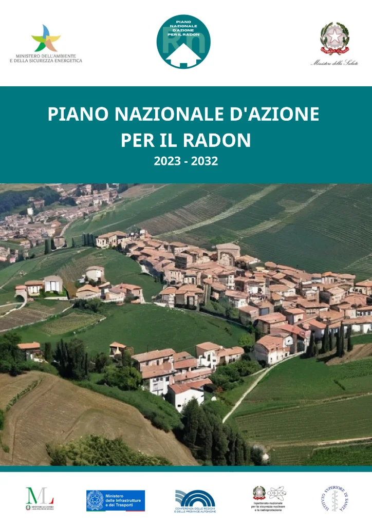 Copertina Piano Nazionale Radon 2023-2032
